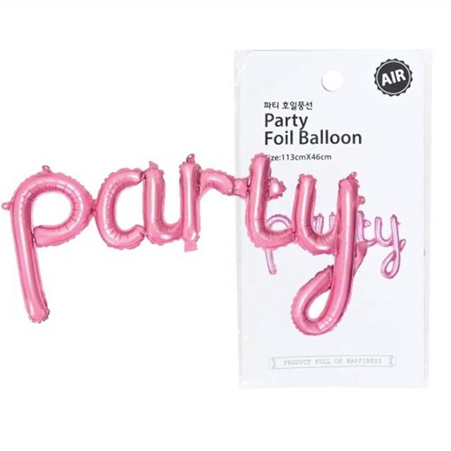 TBZ (PC) 호일풍선 party (핑크)