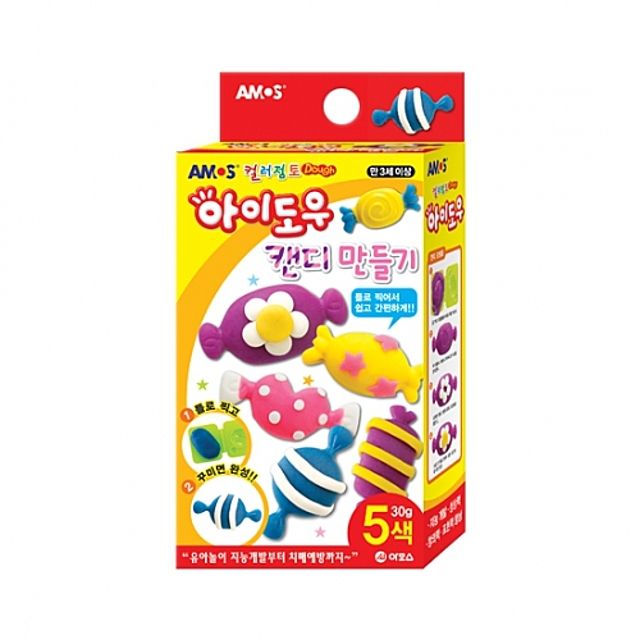 아모스 3000 캔디만들기 컬러점토 AM-838