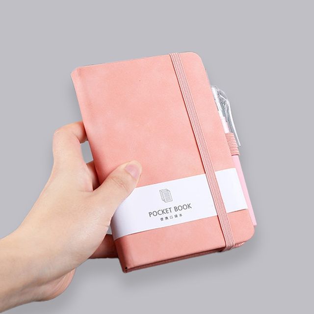 포켓 다이어리 핑크 업무용 노트 일기 하루 교사 감사 일기장