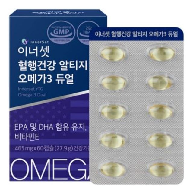 이너셋 알티지 오메가3 듀얼 450mgx60정