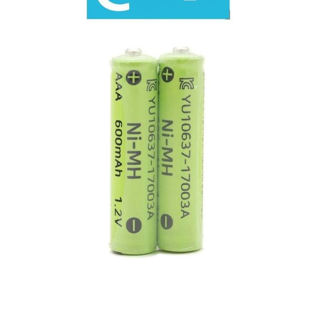 Ni-MH 수소 건전지 2알 AAA 니켈 충전지 600mAh