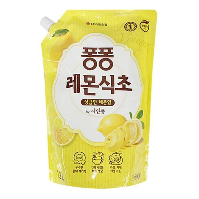 설거지 세척제 1200ml 퐁퐁 레몬 기름때 식기 세척
