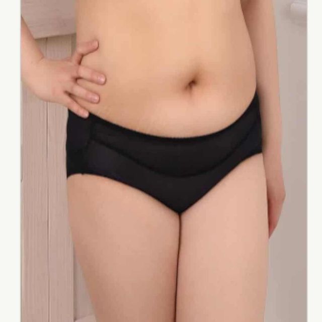 빅사이즈 여성 햄팬티, 부분망사 운동속옷 팬티
