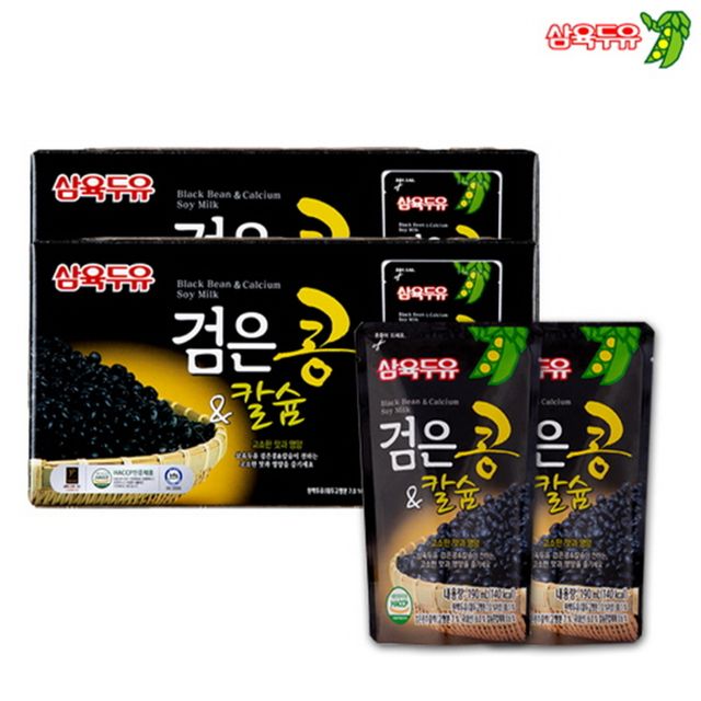 삼육두유 검은콩 and 칼슘 파우치 190ml(140kcal) 40개입