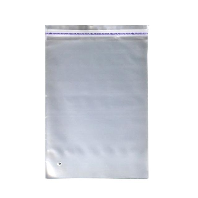 프리미엄 투명 PP봉투 비닐봉투 40X50cm+4cm 100매