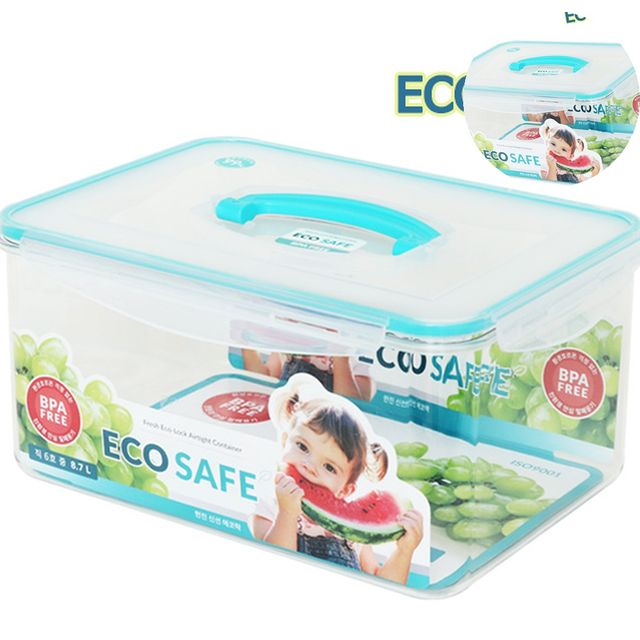 플라스틱밀폐용기 대파보관통 밀폐용기 중 8.7L
