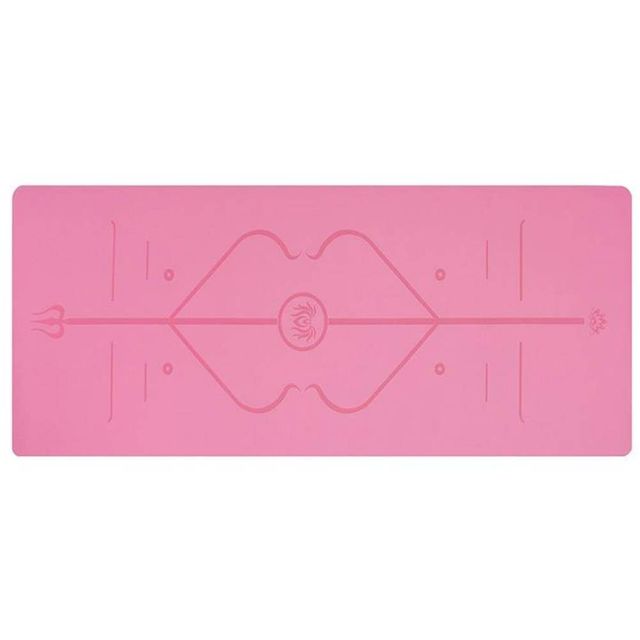 TBZ 논슬립 PU-고무 요가매트 183x68cm 5mm 핑크 홈짐