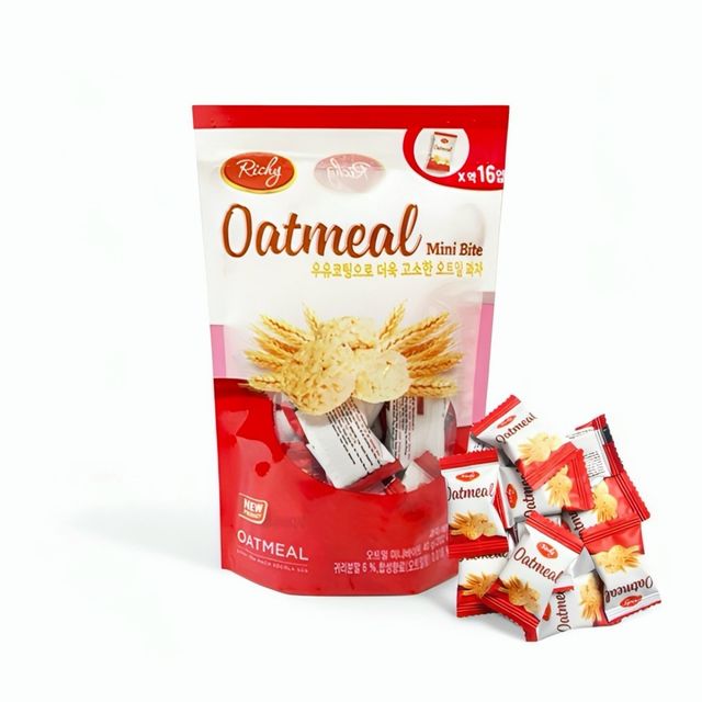 귀리과자 오트밀 미니바이트 40g x 5개 사무실과자