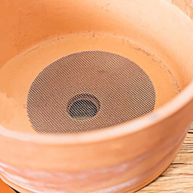 원형 화분 거름망 50개입 5cm 배수 유실방지