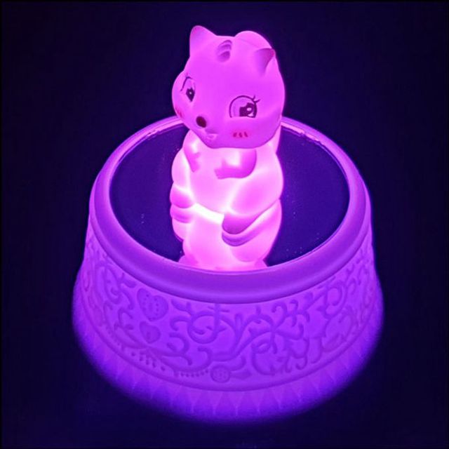 만들기 오르골 다람쥐 LED 뮤직박스 회전 과학실험 집