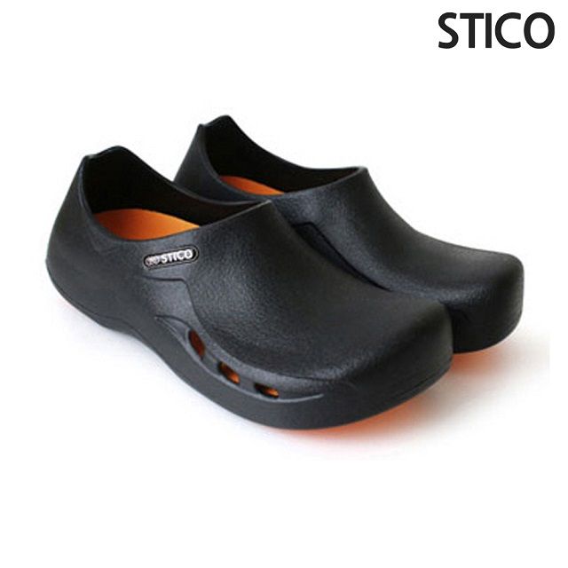스티코 미끄럼방지 조리화 NEC-03H 블랙
