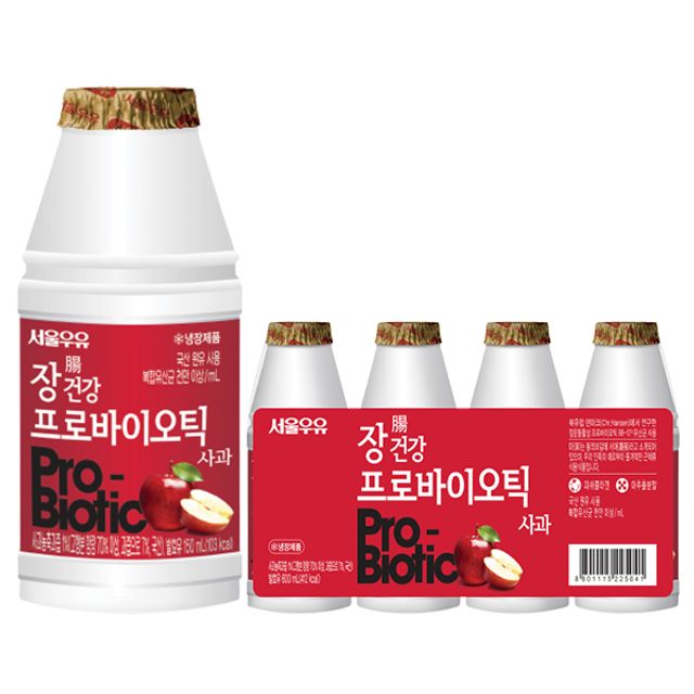 서울우유 장건강 사과 150ml (8입) x 3개