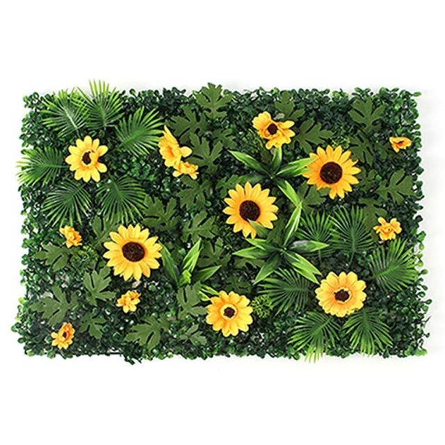 벽장식 인조잔디 60x40cm 해바라기