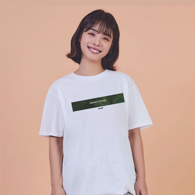 키밍 맨투맨 후드티 여름 SUMMER GREEN 커플티