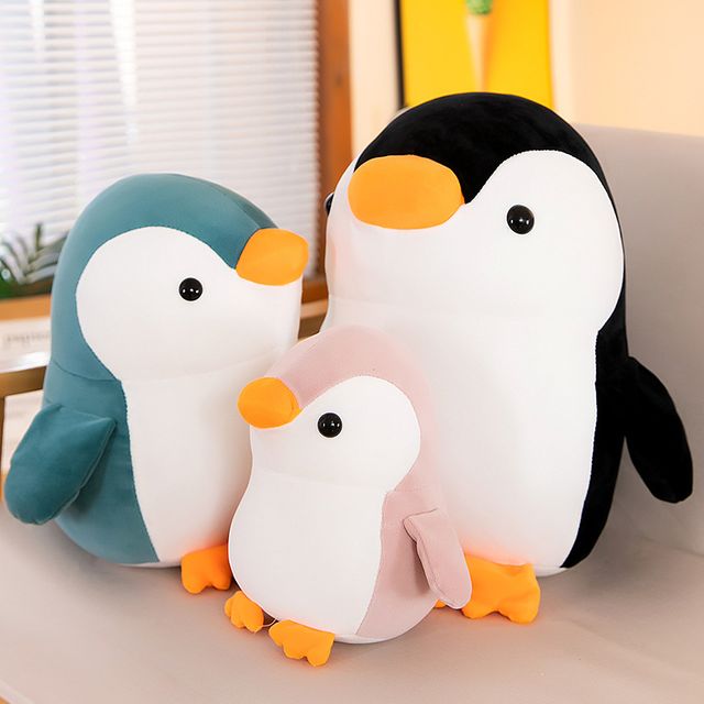 펭귄 아쿠아리움 애착 인형 대형 45cm