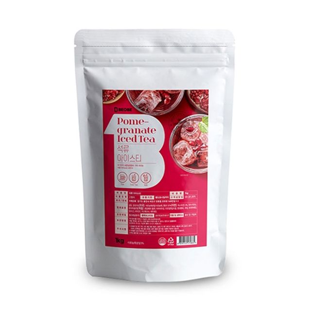 석류 아이스티 파우더 1kg 카페 업소용 음료 베이스