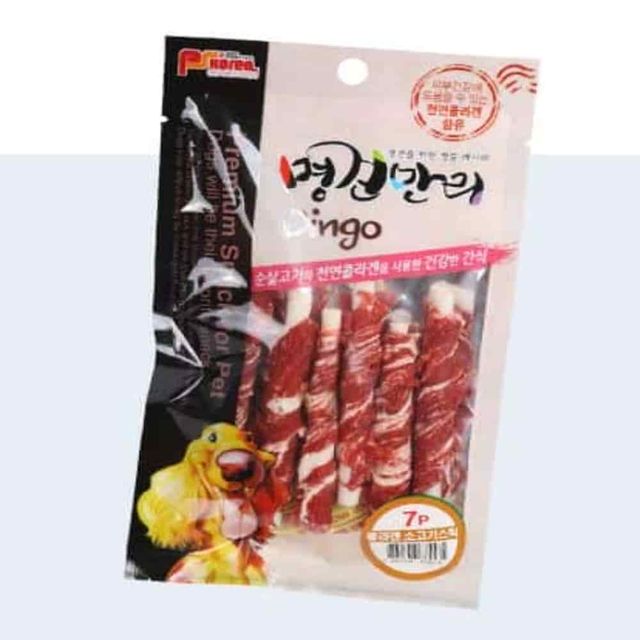 껌말이 소고기 7p 치석제거간식 강아지이갈이 강아지이갈이간식 소고기간식