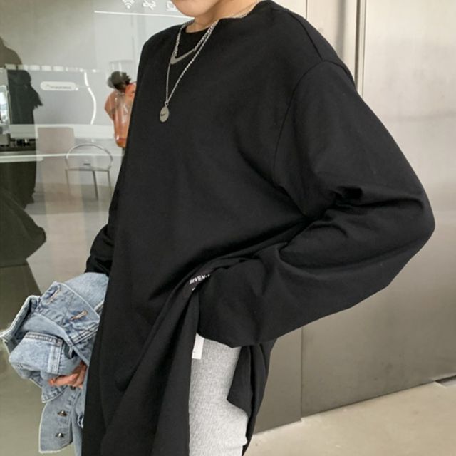 여성 긴팔 티셔츠 데일리 루즈핏 롱슬리브 기본템