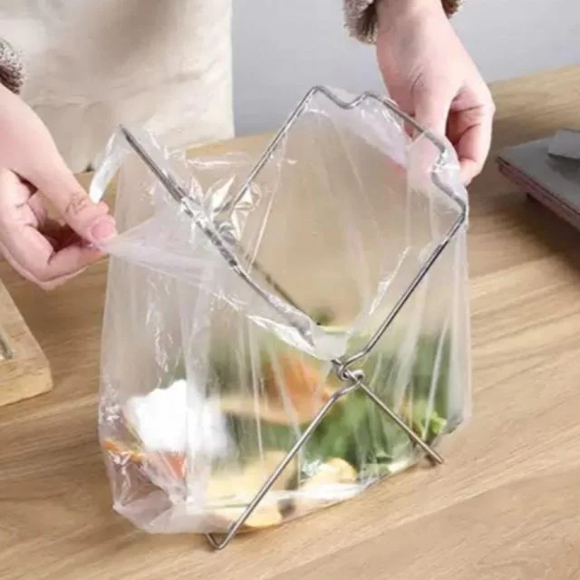 쓰레기봉투 걸이 주방 비닐 홀더 접이식