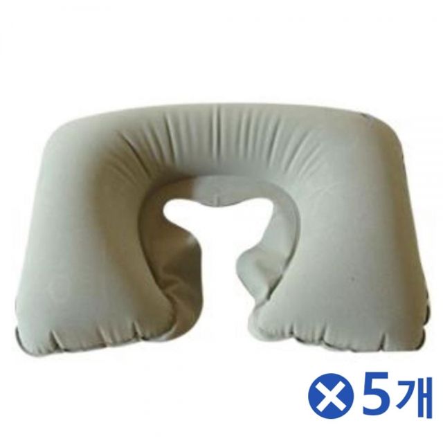 벨벳소재 에어 목베개x5개 여행준비물 목베개쿠션