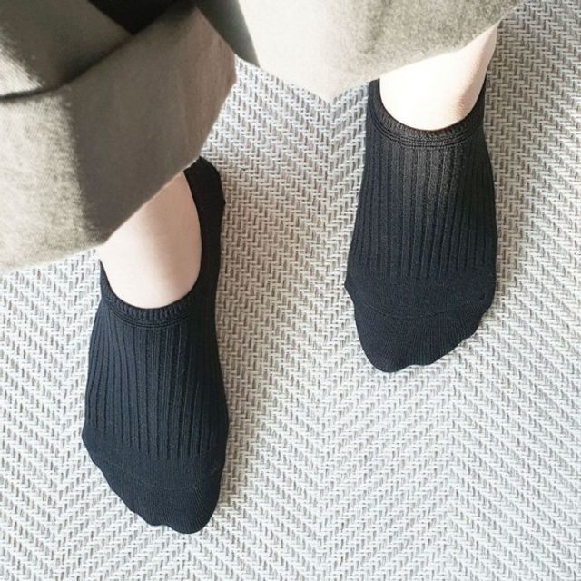 SELLFRE 양말 골지양말 806 5종 세트 - 무지 발목 골지 혼합 구성