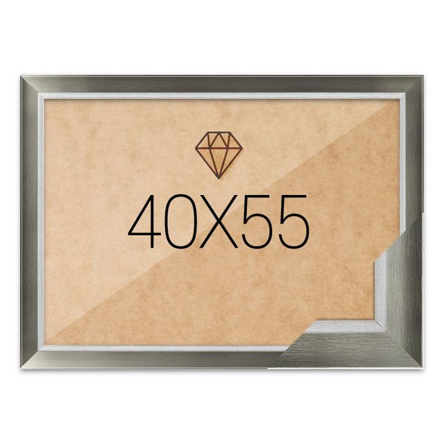 보석십자수액자 40x55 고급형 모던그레이