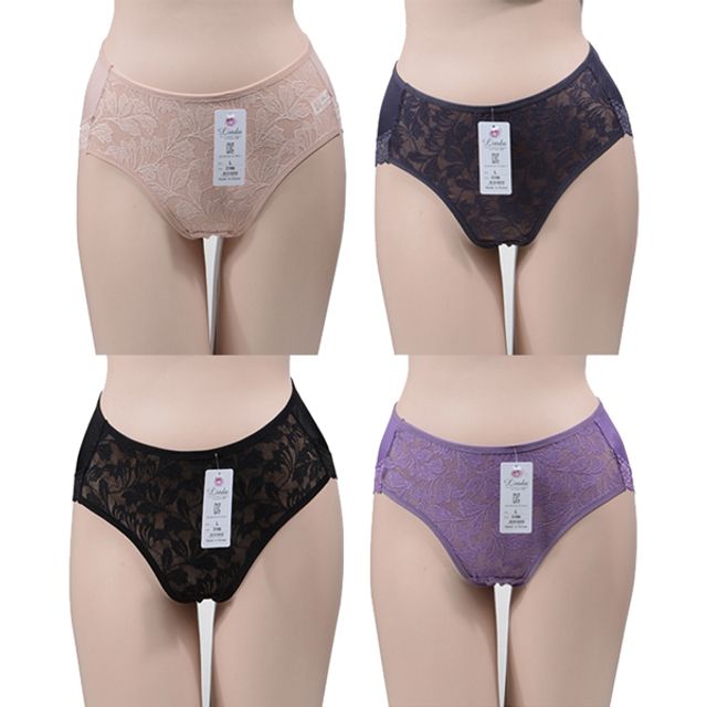 (린다)레이스 망사 시스루 레이스 햄팬티