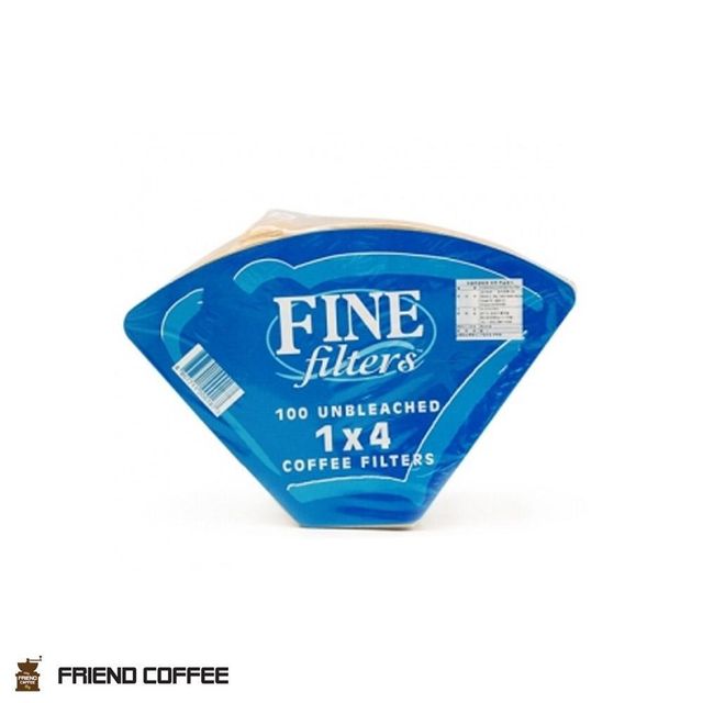 FINE 펄프 드립필터 5-6인용 100매 커피여과지