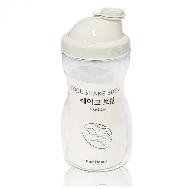 쉐이크 믹서 텀블러 스포츠 물병 다용도 음료용기 600ml