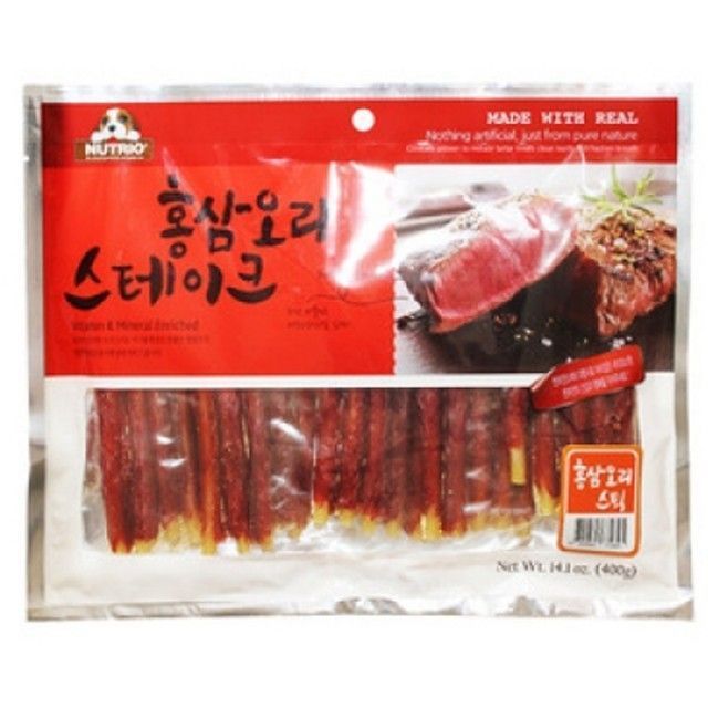 홍삼향 강아지간식 스틱 강아지져키 애견육포