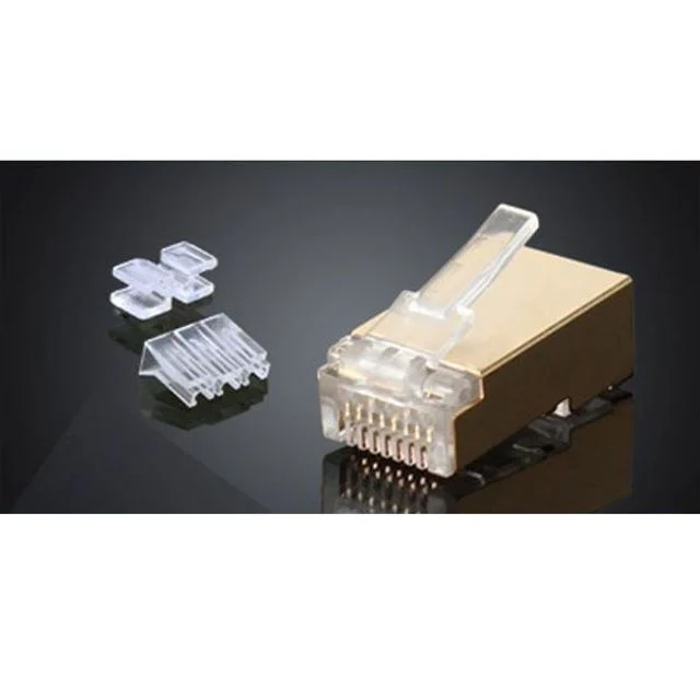 CAT7 CAT6A RJ45 커넥터 플러그 공용 랜잭 N 8P8C 1개