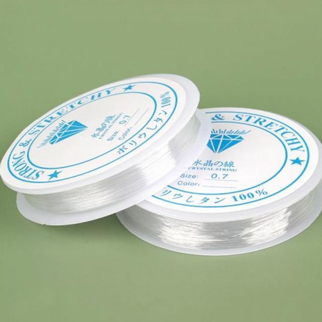 비즈 투명줄 우레탄 재료 0.7mm 공예 팔찌 DIY