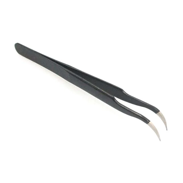 TWEEZER 에폭시 ESD 정밀 핀셋 120mm 전기 둥근 큰 끝