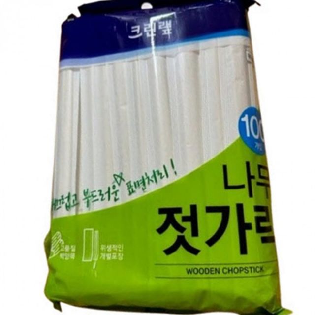 일회용 원목 젓가락 식사용 나무 수저