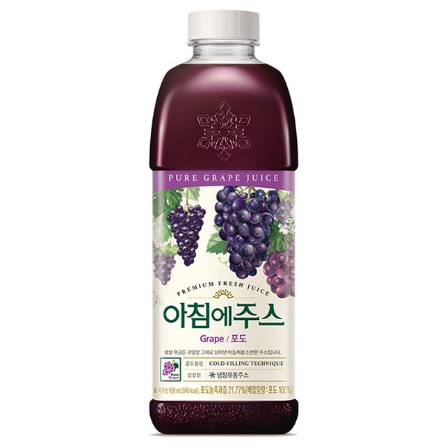 서울우유 아침에주스 포도 950ml x 8입
