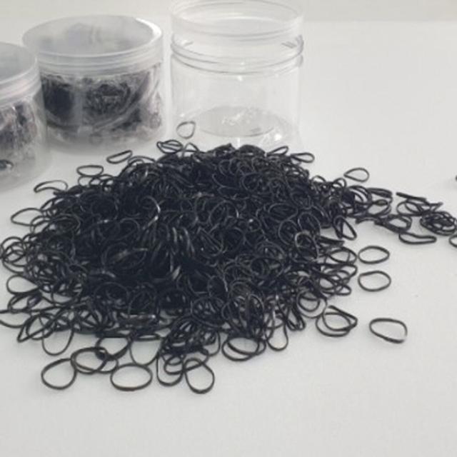 통보관머리고무줄 대용량 머리고무줄 미니 고무밴드