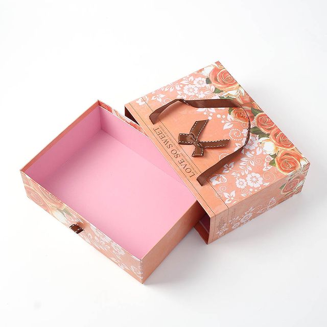 이시아르 서랍식 선물 포장상자 27.5cmx20cmx9cm - 고급스러운 서랍형 구조와 넉넉한 수납 공간