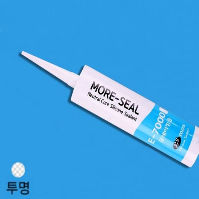 모아 글레이징용 실리콘실란트 E-7000 270ml(투명)