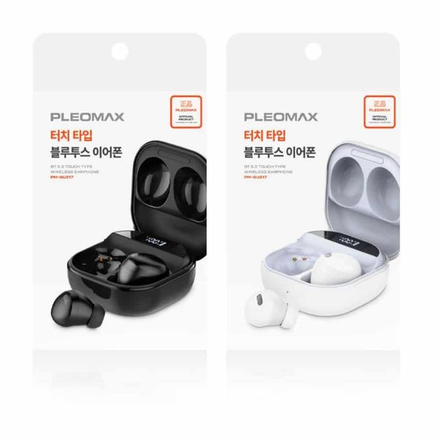 블루투스 이어폰 (블랙) 통화이어폰 무선이어셋 블투이어폰