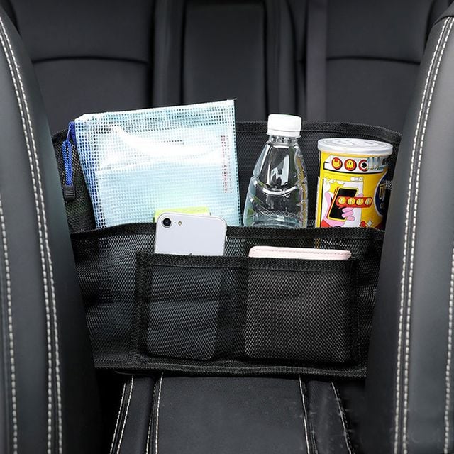 자동차용 수납그물/ 팔걸이쪽 포켓망/ 차량 그물형