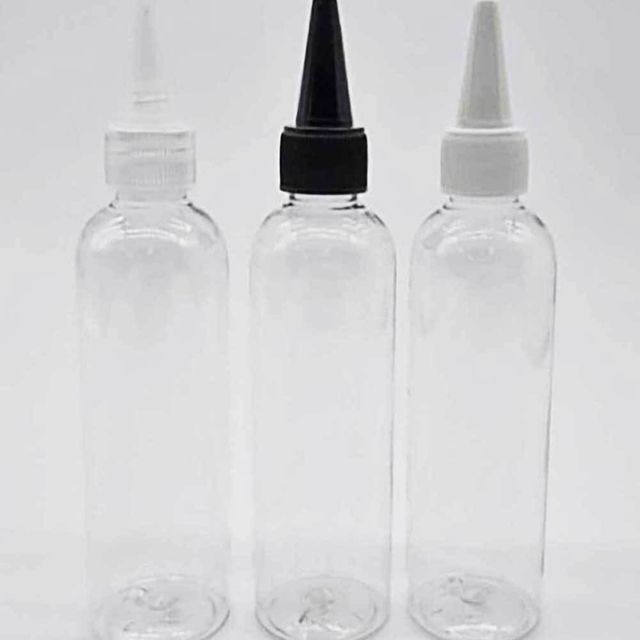 블랙캡 뾰족캡공병 100ml 공병 미용실공병 오일