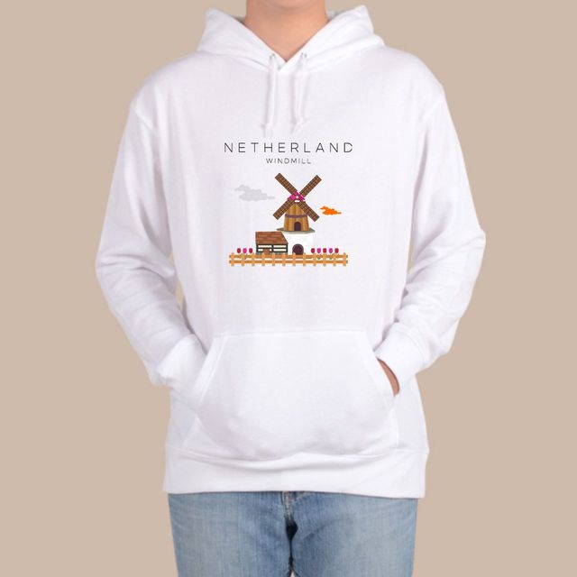 후드티 전색상 네덜란드 풍차 NETLAND 디자인티셔츠