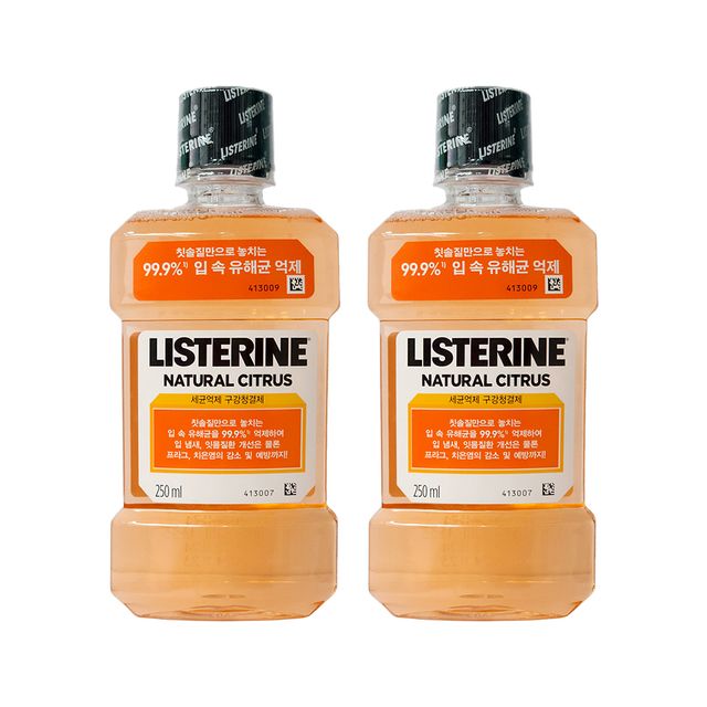 리스테린 시트러스 250ml x 2개