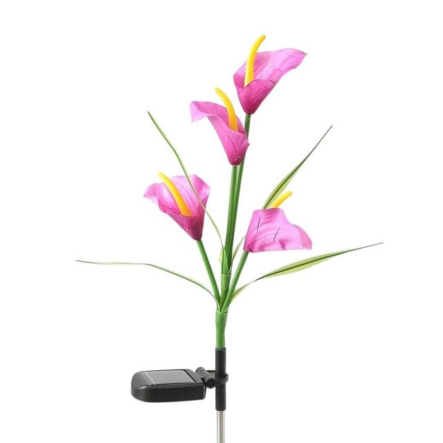 카라 LED 태양광 꽃정원등 (퍼플)