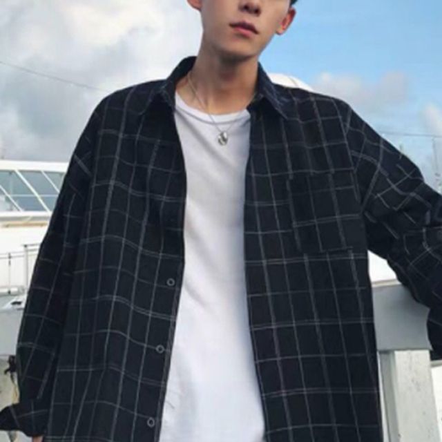 캐주얼남방 남성남방 데일리룩 체크셔츠