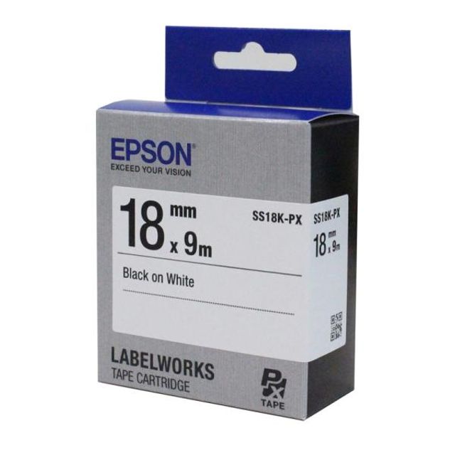EPSON 라벨프린터 리본 SS18K 백색 흑문자 호환