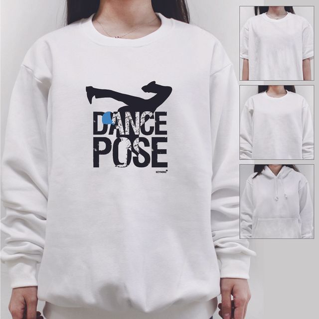 키밍 dance pose 티셔츠 남녀공용 반팔 후드 맨투맨