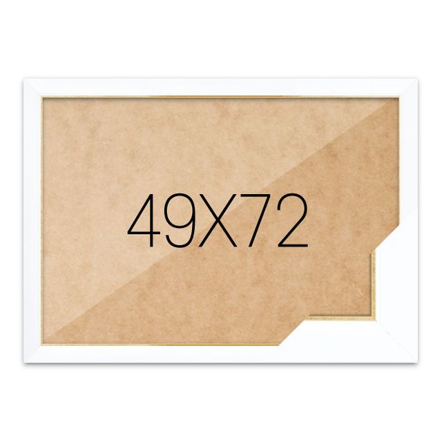 퍼즐액자 49x72 고급형 슬림 엣지화이트