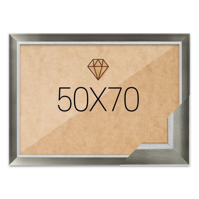 보석십자수액자 50x70 고급형 모던그레이