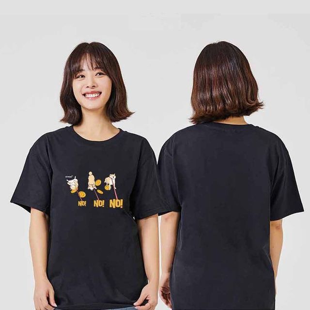 도지코인B7 반팔티 라운드 가족 커플 단체티 동호회
